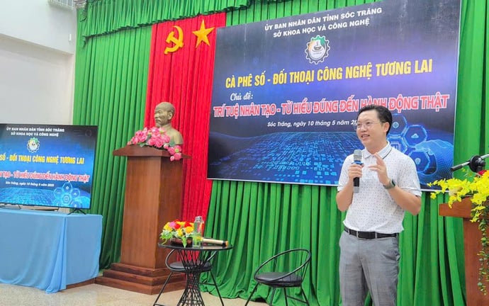 Ông Nguyễn Thành Duy phát biểu