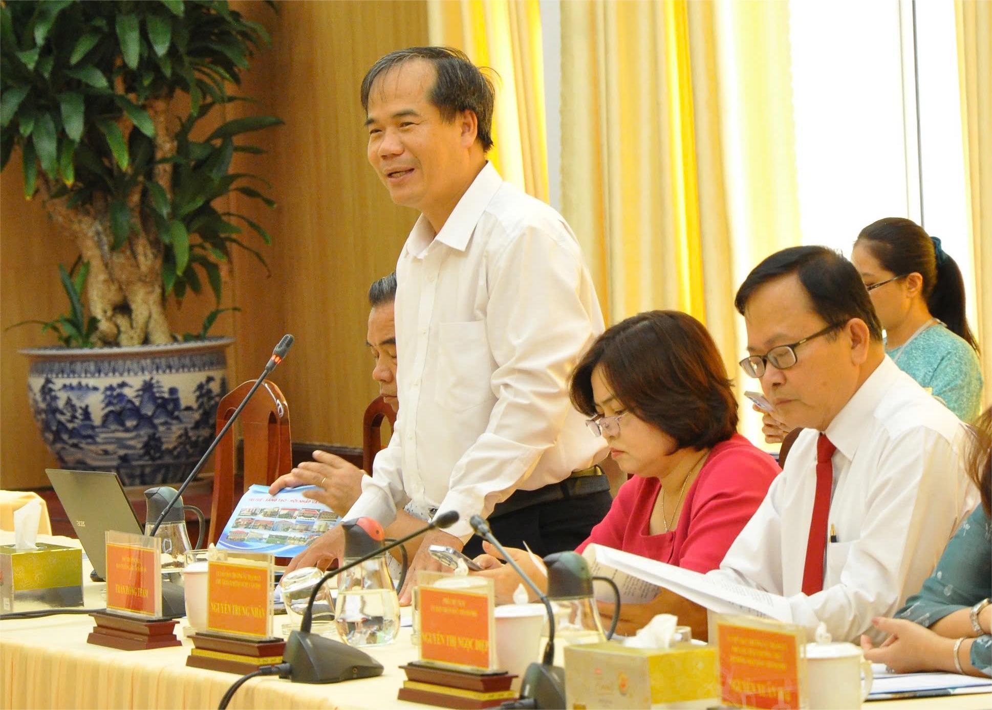 Ông Nguyễn Phúc Tăng - Phó Giám đốc Sở GD&ĐT TP. Cần Thơ phát biểu tại lễ ký kết.