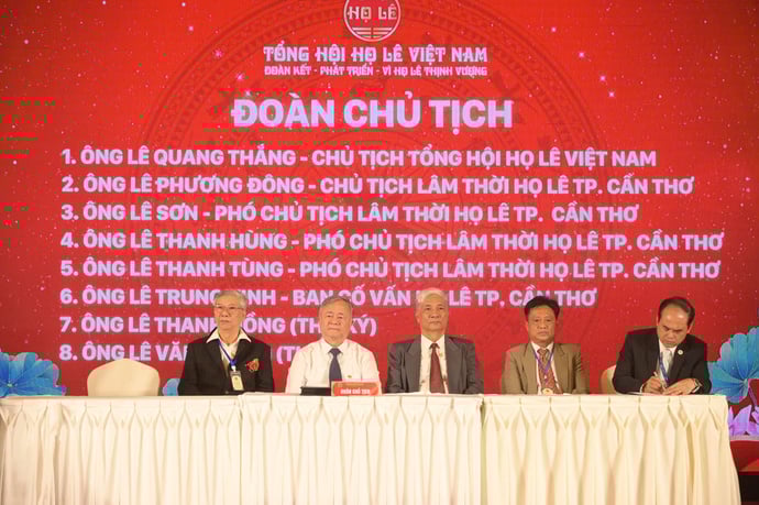 Hội họ Lê tại TP. Cần Thơ tiến hành Đại hội họ Lê TP. Cần Thơ lần thứ nhất (nhiệm kỳ 2025 - 2030).