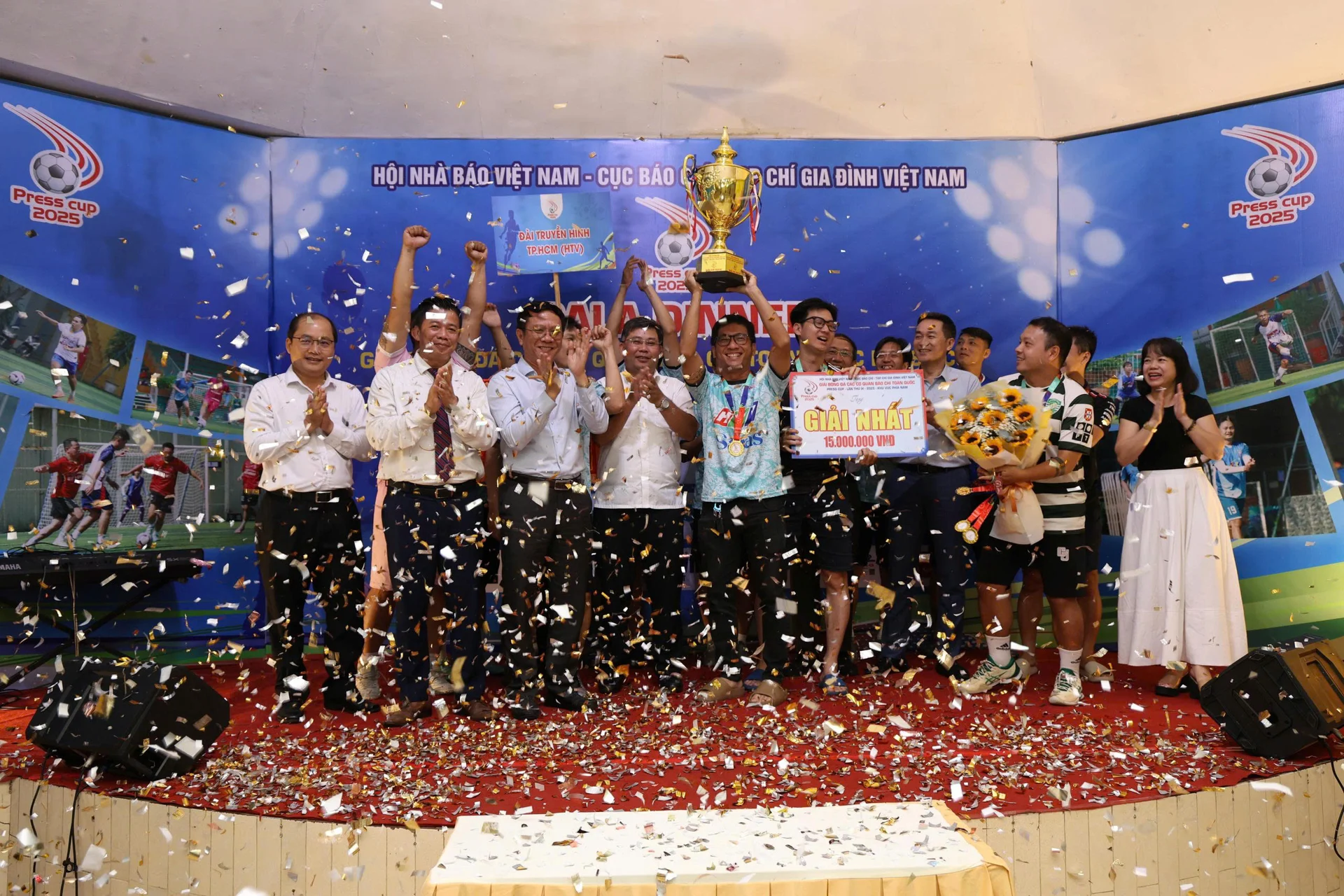 FC Đài Truyền hình Thành phố Hồ Chí Minh vô địch Press Cup 2025 khu vực phía Nam.
