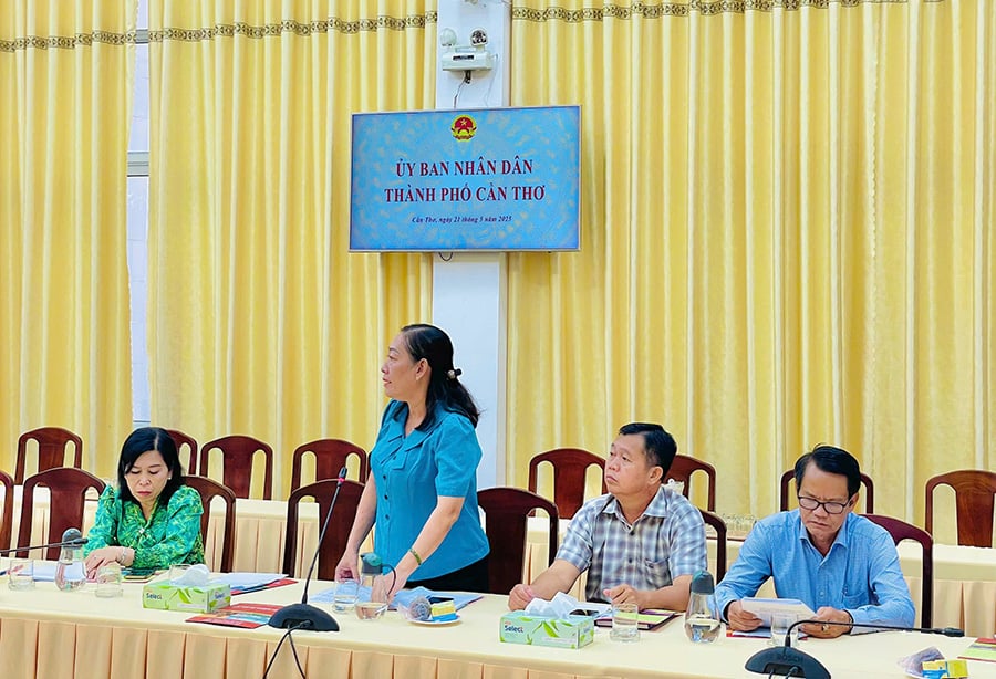 Lãnh đạo quận, huyện đề xuất ý kiến cho Tổ công tác.