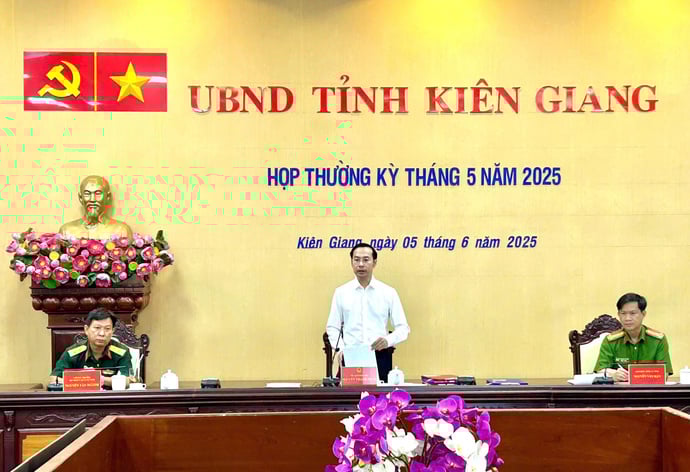 Chủ tịch UBND tỉnh Nguyễn Thanh Nhàn phát biểu chỉ đạo