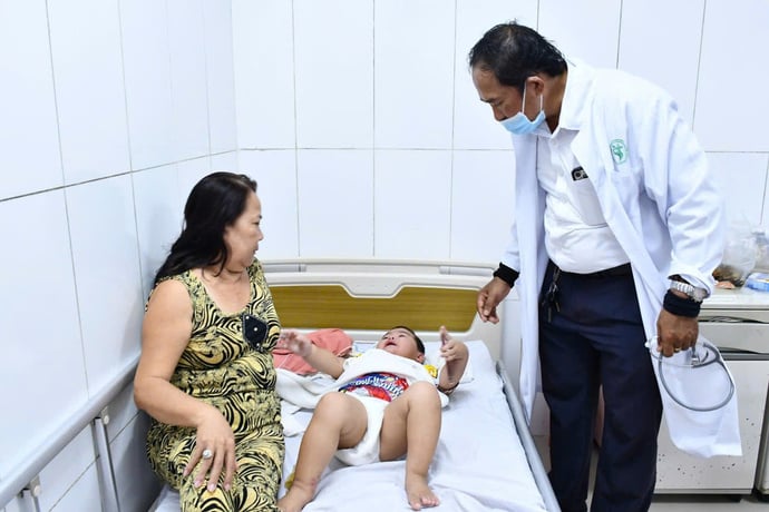 Sức khỏe của cháu Q đã ổn định sau cuộc phẩu thuật