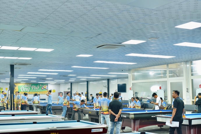 Các cơ thủ đã sẵn sàng bước vào đường cơ
