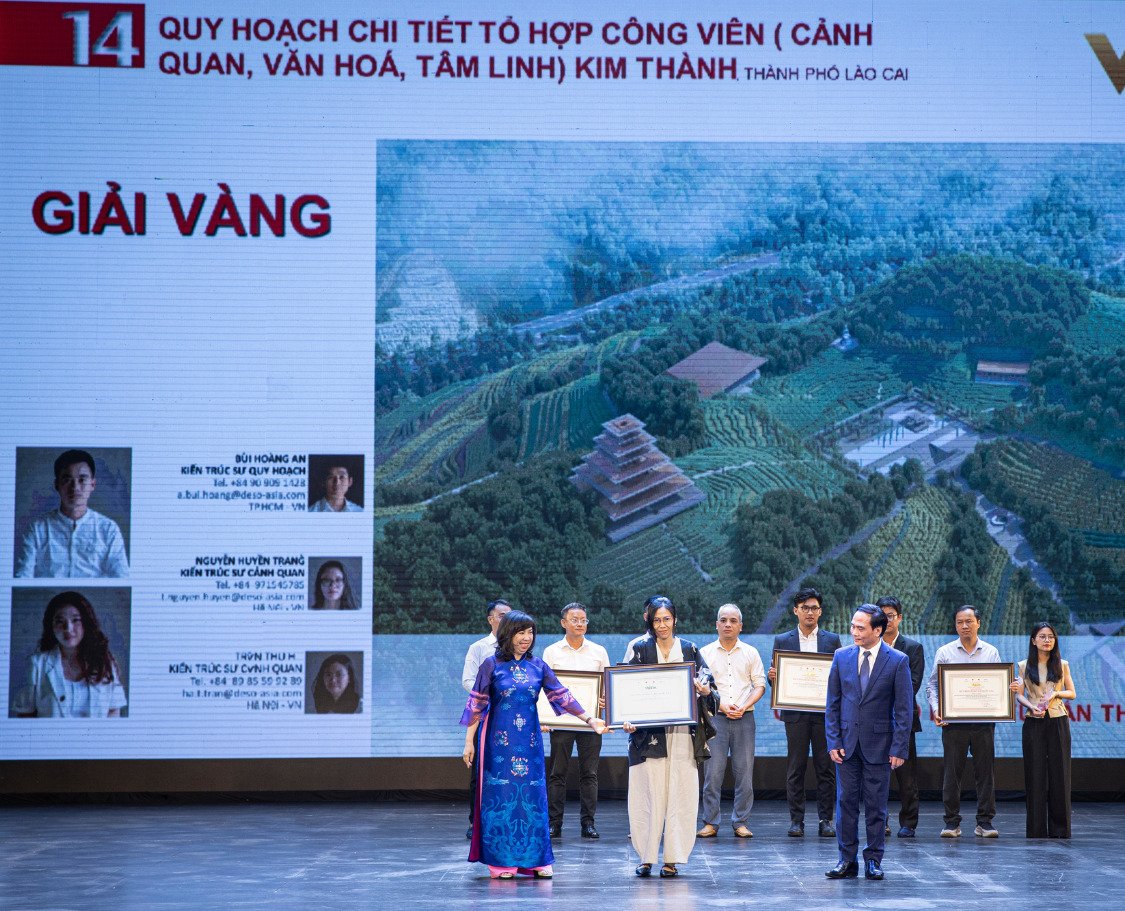 Hai đồ án do T&T Group tài trợ kinh phí lập ý tưởng/đồ án quy hoạch cũng đã được vinh danh giải Vàng.
