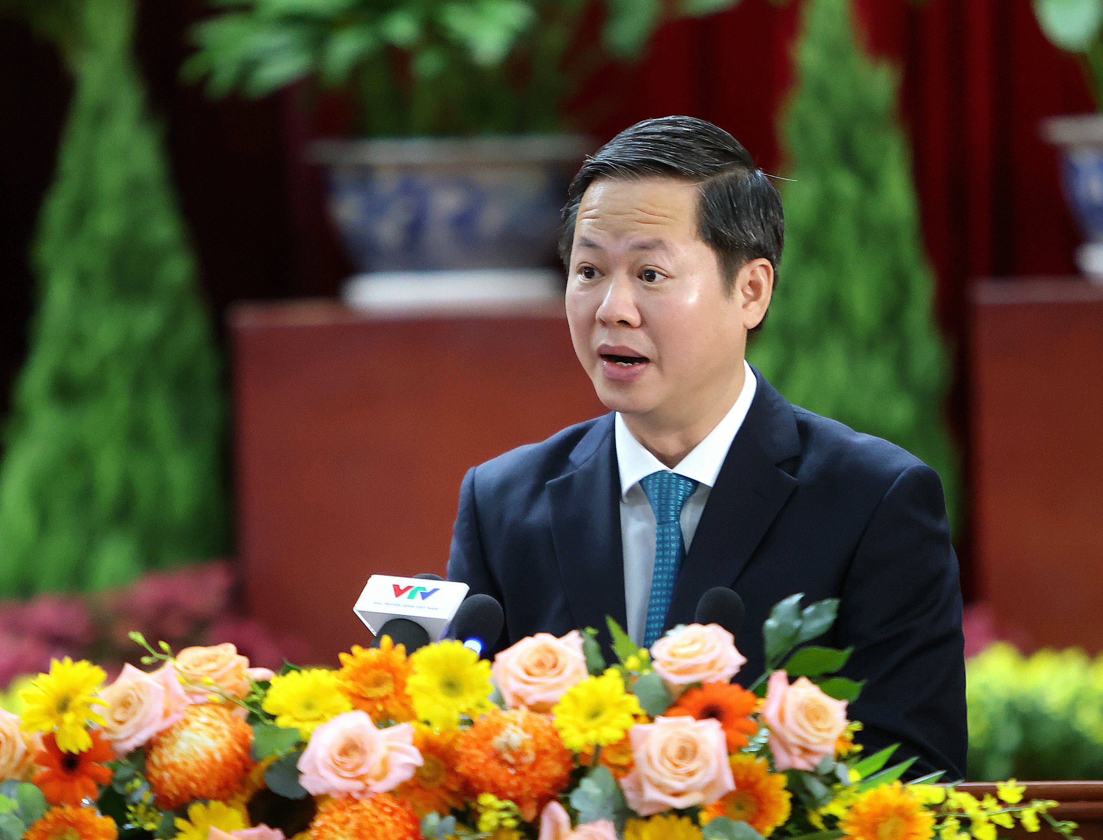 Ông Đoàn Anh Dũng - Phó Chủ nhiệm Ủy ban Kiểm tra Trung ương công bố Quyết định của Ban Bí thư chỉ định Ủy ban Kiểm tra, Chủ nhiệm, các Phó Chủ nhiệm Ủy ban Kiểm tra Thành ủy Cần Thơ.