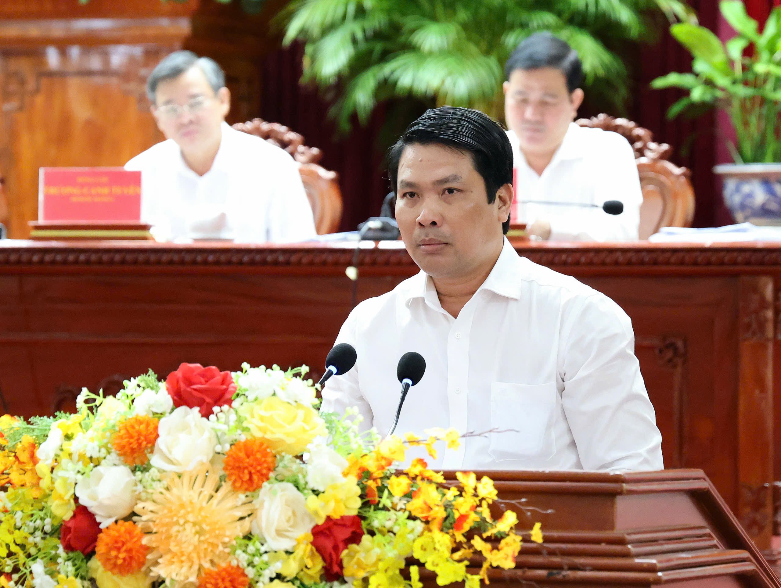 Ông Hà Vũ Sơn - Giám đốc Sở Công thương TP. Cần Thơ phát biểu tại hội nghị.