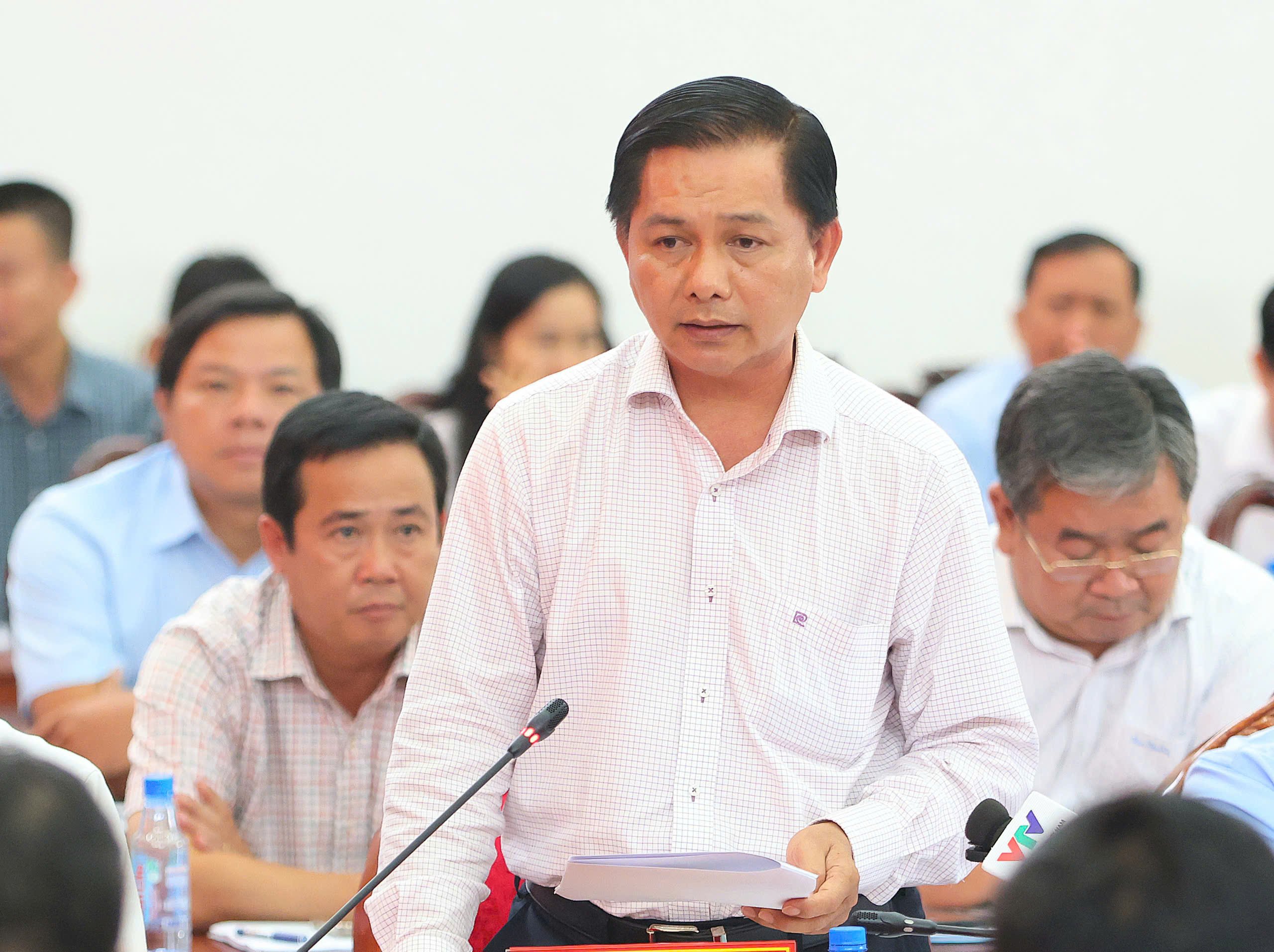 Chủ tịch UBND TP. Cần Thơ Trần Văn Lâu phát biểu tại hội nghị.