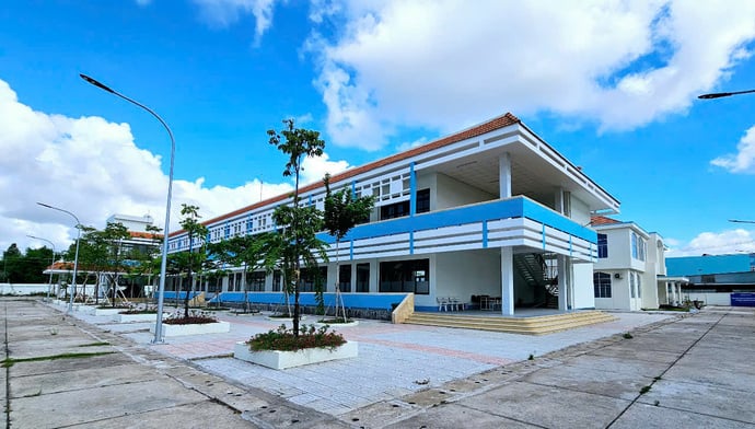 Toàn cảnh khu Sóc Trăng của Đại học Cần Thơ