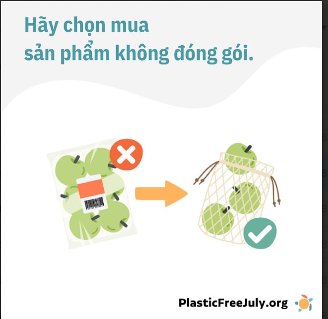 Hãy chọn sản phẩm không đóng gói. Ảnh minh họa.
