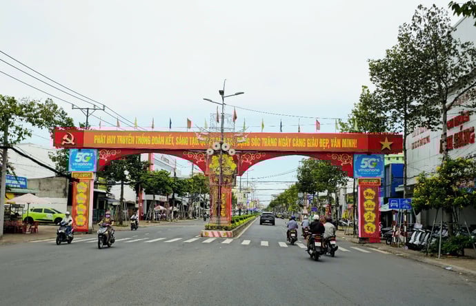 Cửa ngõ phường Sóc Trăng