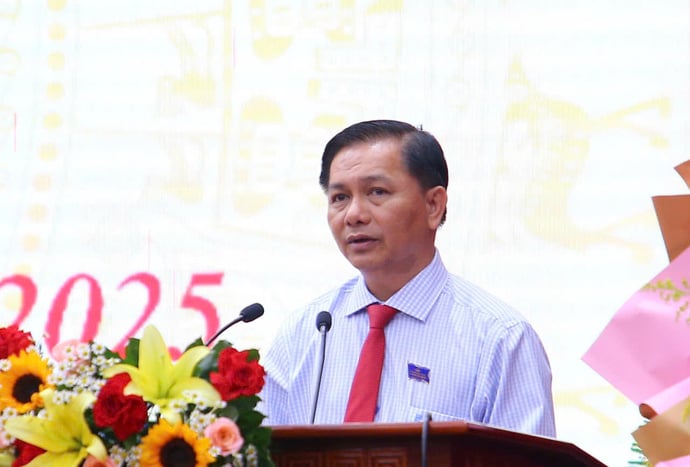 Ông Trần Văn Lâu phát biểu chỉ đạo tại đại hội