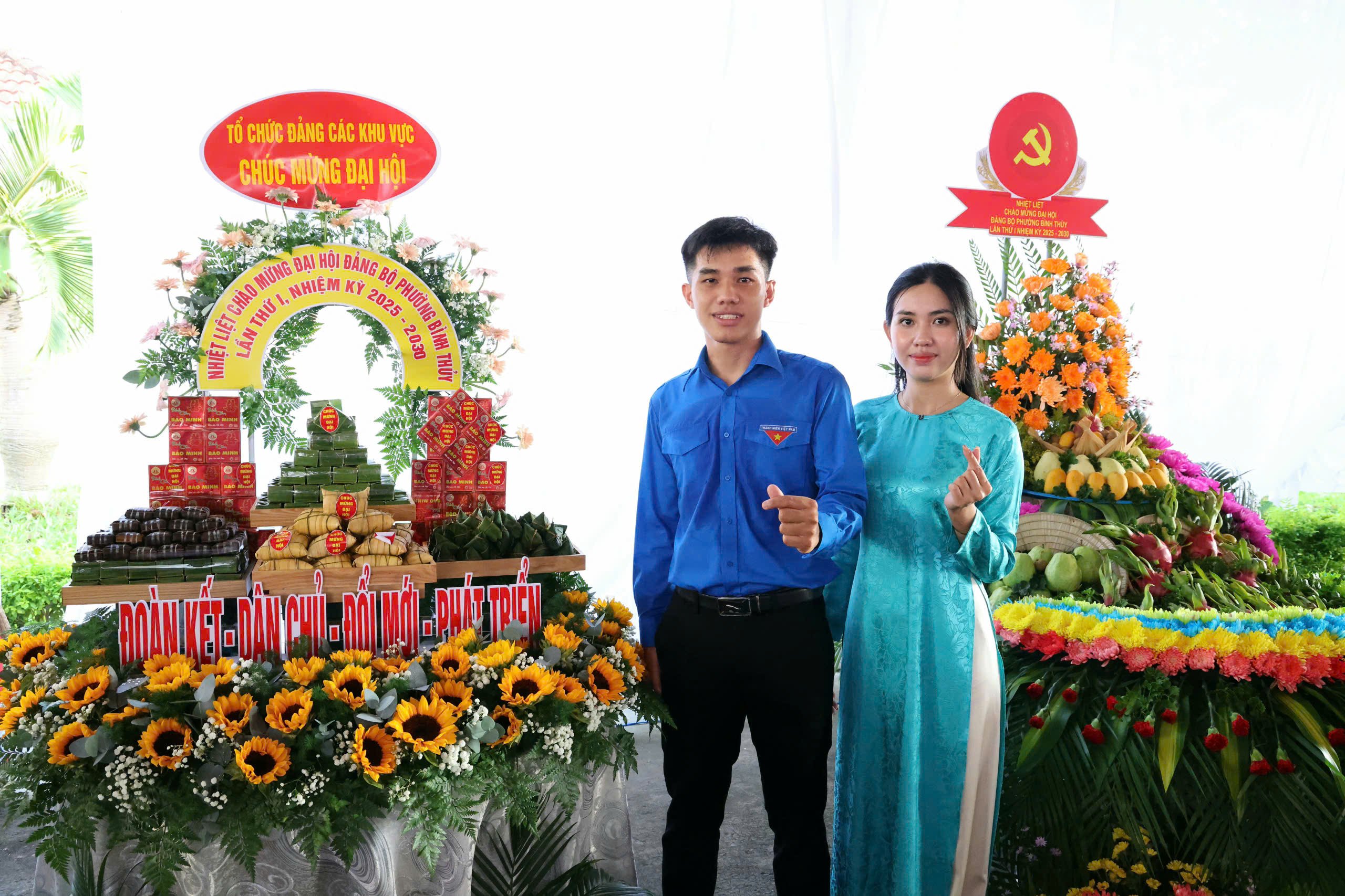 Khu vực trưng bày sản phẩm đặc trưng của phường Bình Thủy.