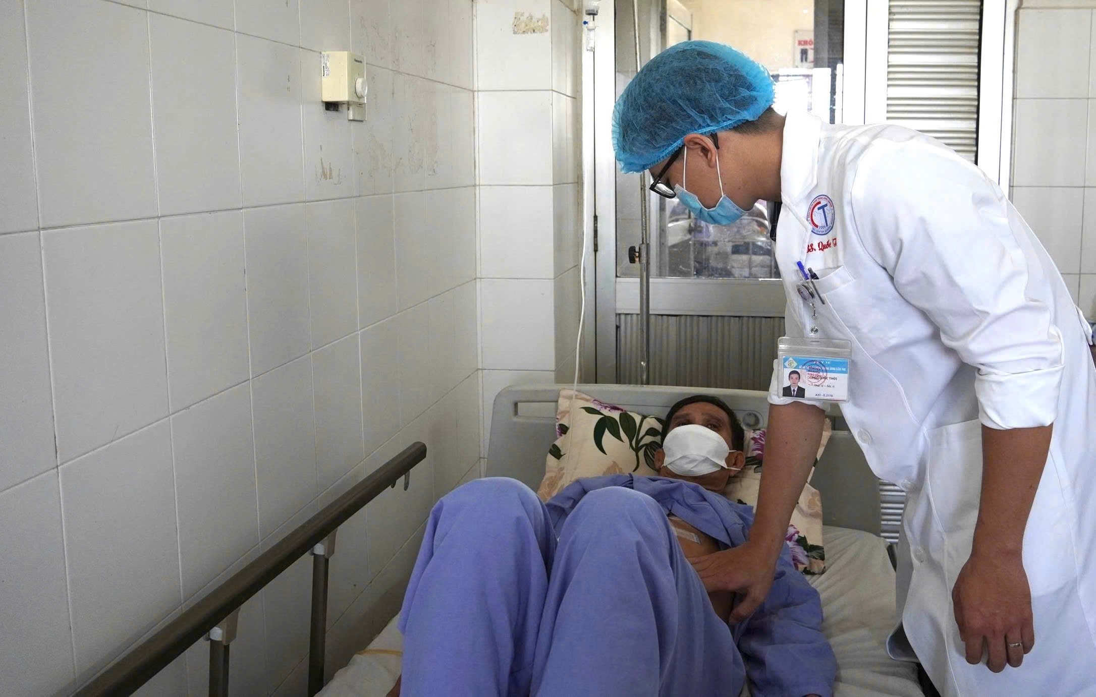 Tình trạng bệnh nhân ổn định sau phẫu thuật. Ảnh:BVCC.