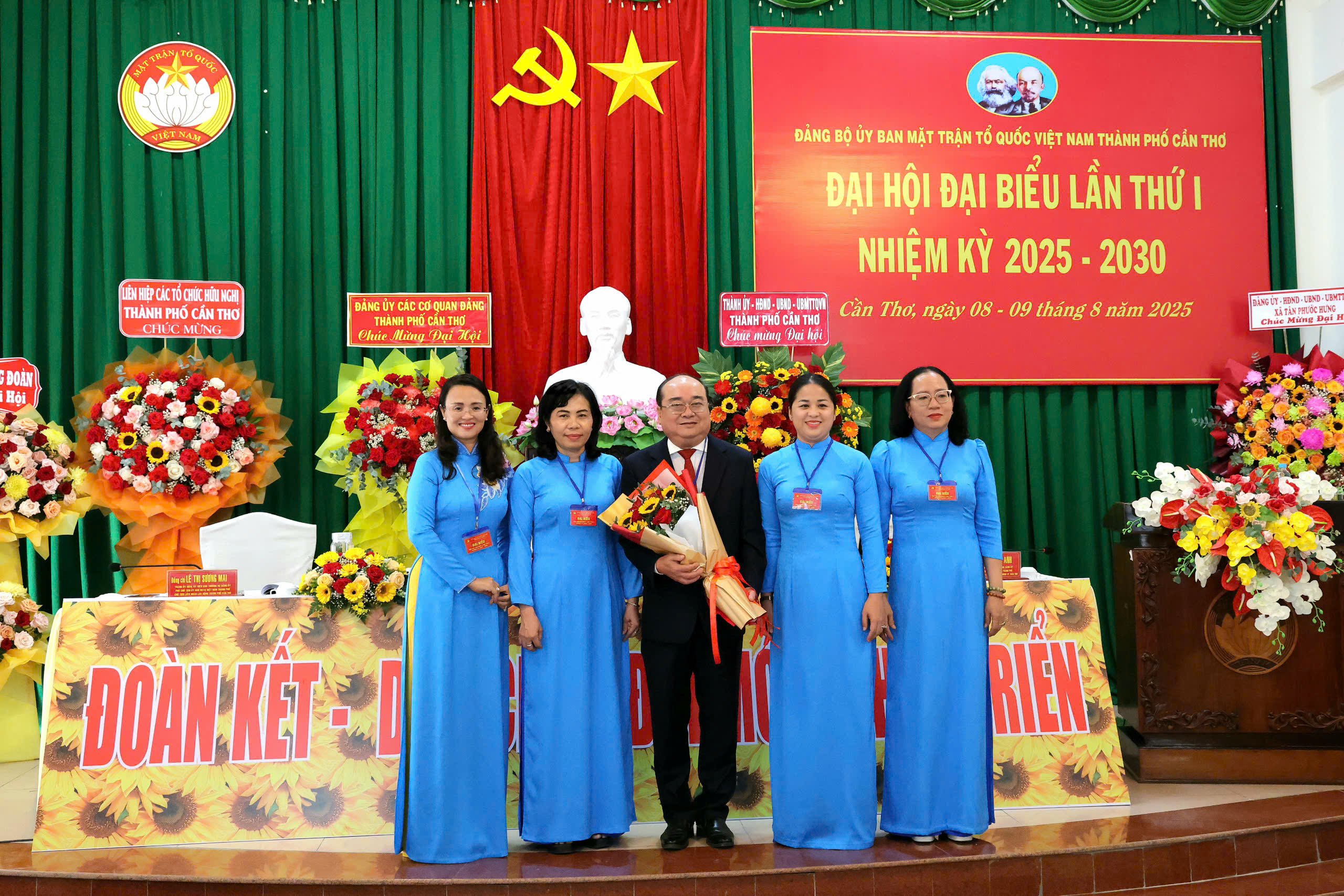 Ban Thường vụ Ðảng bộ Ủy ban MTTQVN TP. Cần Thơ nhiệm kỳ 2025 - 2030.