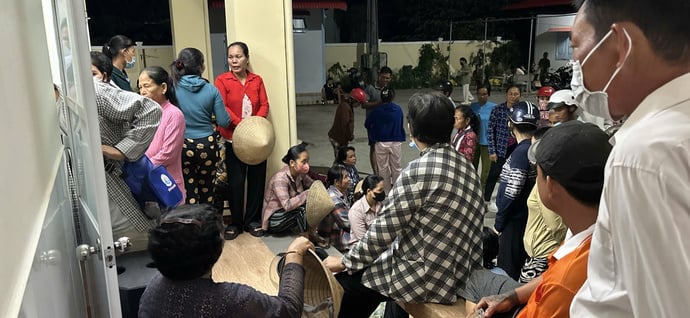 Xã Mỹ Tú cấp tiền trong đêm 31/8...