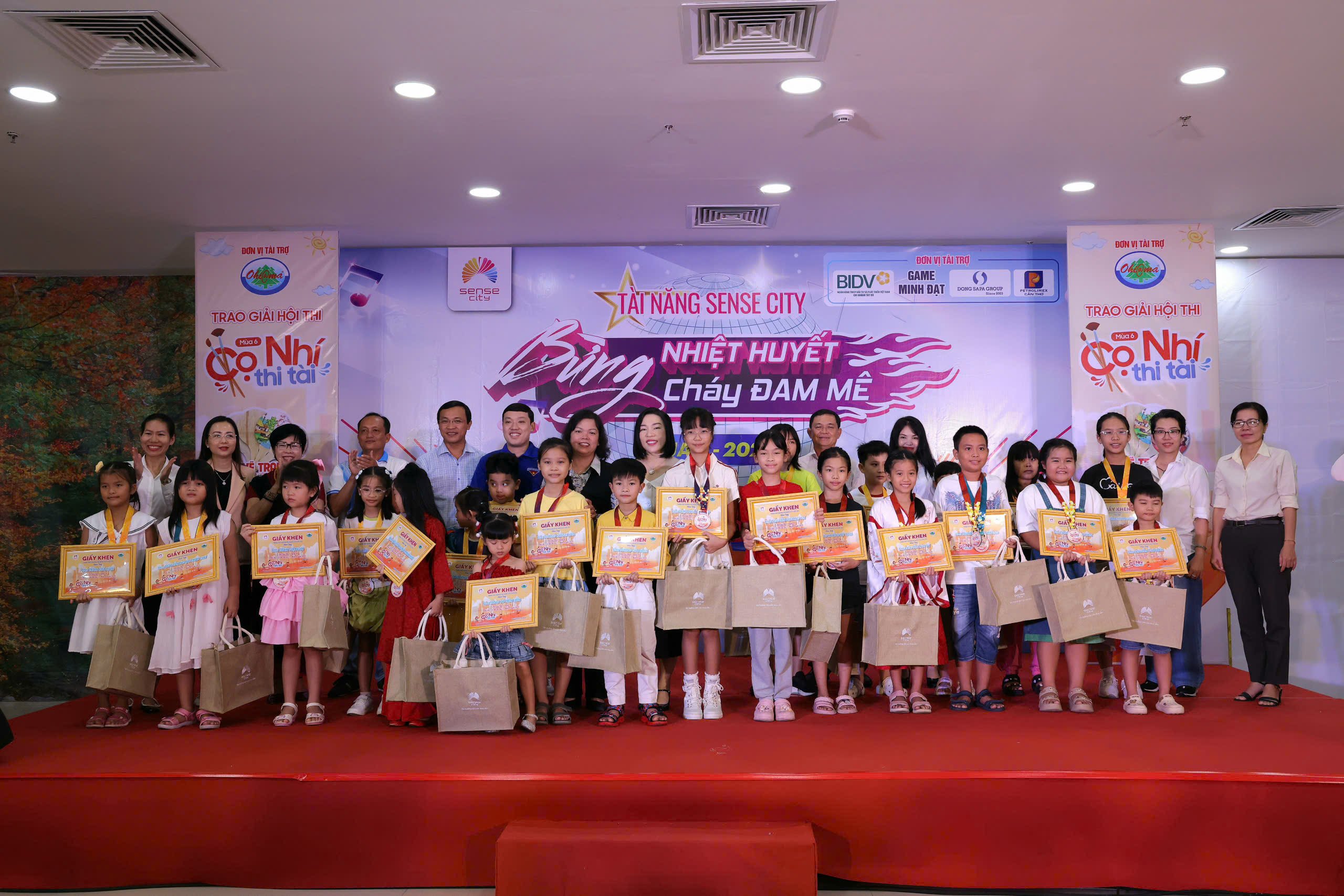 Chương trình “Tài năng Sense City” - sân chơi thường niên nơi các em thiếu nhi có thể thỏa sức sáng tạo, khẳng định bản thân.
