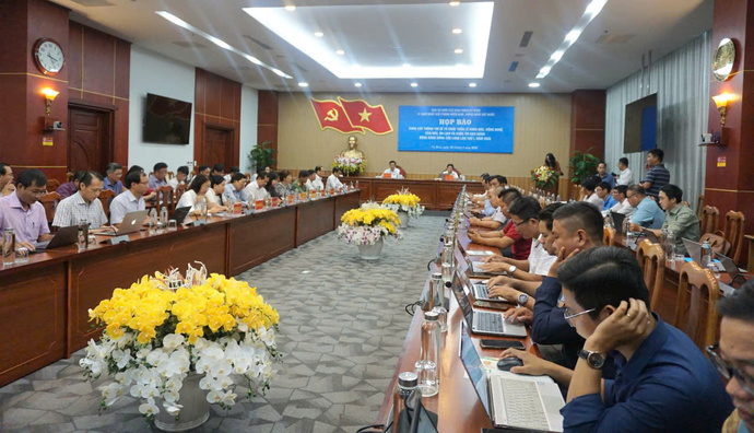 Quang cảnh buổi họp báo.