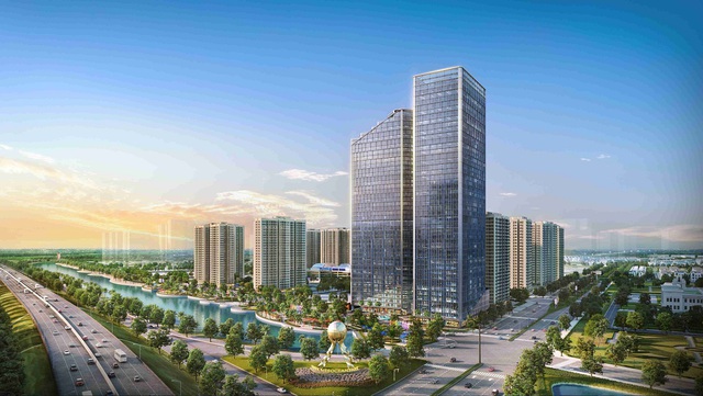 Techno Park Tower located at Vinhomes Ocean Park Gia Lam will provide more than 115,000 square meters of office space by the end of 2021.