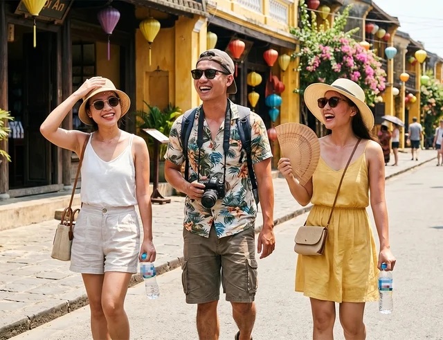 di lịch mùa nắng nóng