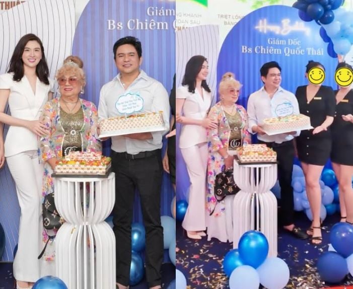 Gallery - Sinh nhật bác sĩ Chiêm Quốc Thái: Ngọc Loan và người phụ nữ đặc biệt cùng xuất hiện - image 4