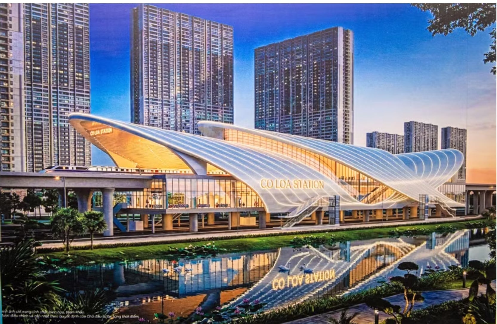 Gallery - Khám phá phối cảnh “siêu ga” Cổ Loa, tâm điểm đô thị của một Hà Nội lập thể đa tầng, đa lớp trong tương lai - image 1