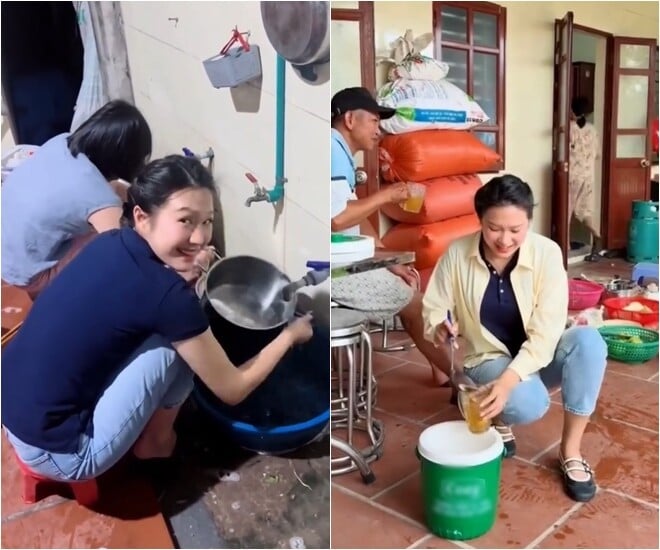 Gallery - 'Tiểu thư' Doãn Hải My về quê chồng làm cỗ, cảnh vào bếp được chị dâu quay lại khiến dân mạng hết lời khen ngợi - image 9