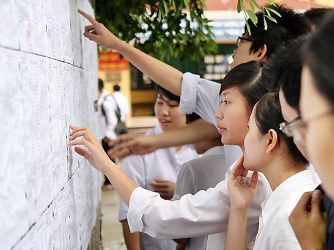 điểm chuẩn đại học mới 1