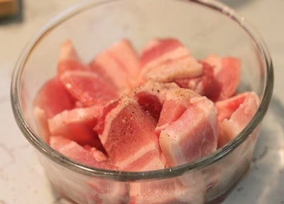 Thịt ba chỉ kho xơ mít  0