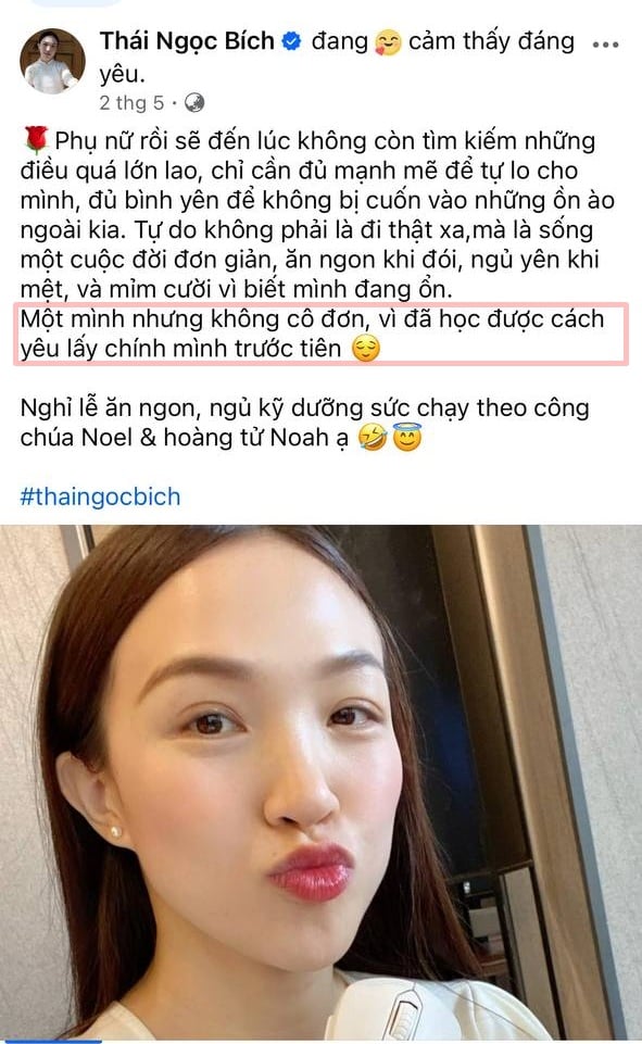 Dòng chia sẻ lạ của bà xã ca sĩ Phan Đinh Tùng - áº¢nh 1.