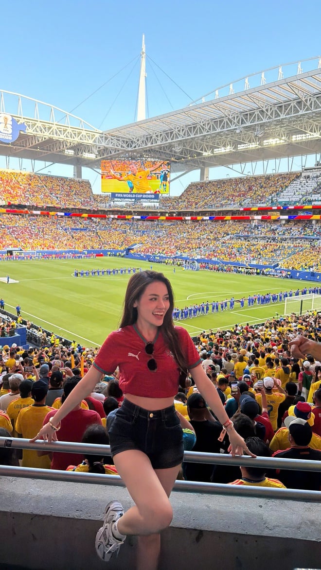 Gallery - Lộ diện gái xinh Đắk Lắk check-in xem World Cup 2026 tại Mỹ đang HOT rần rần: Cuộc sống vô cùng sang chảnh, mới tậu BMW - image 1