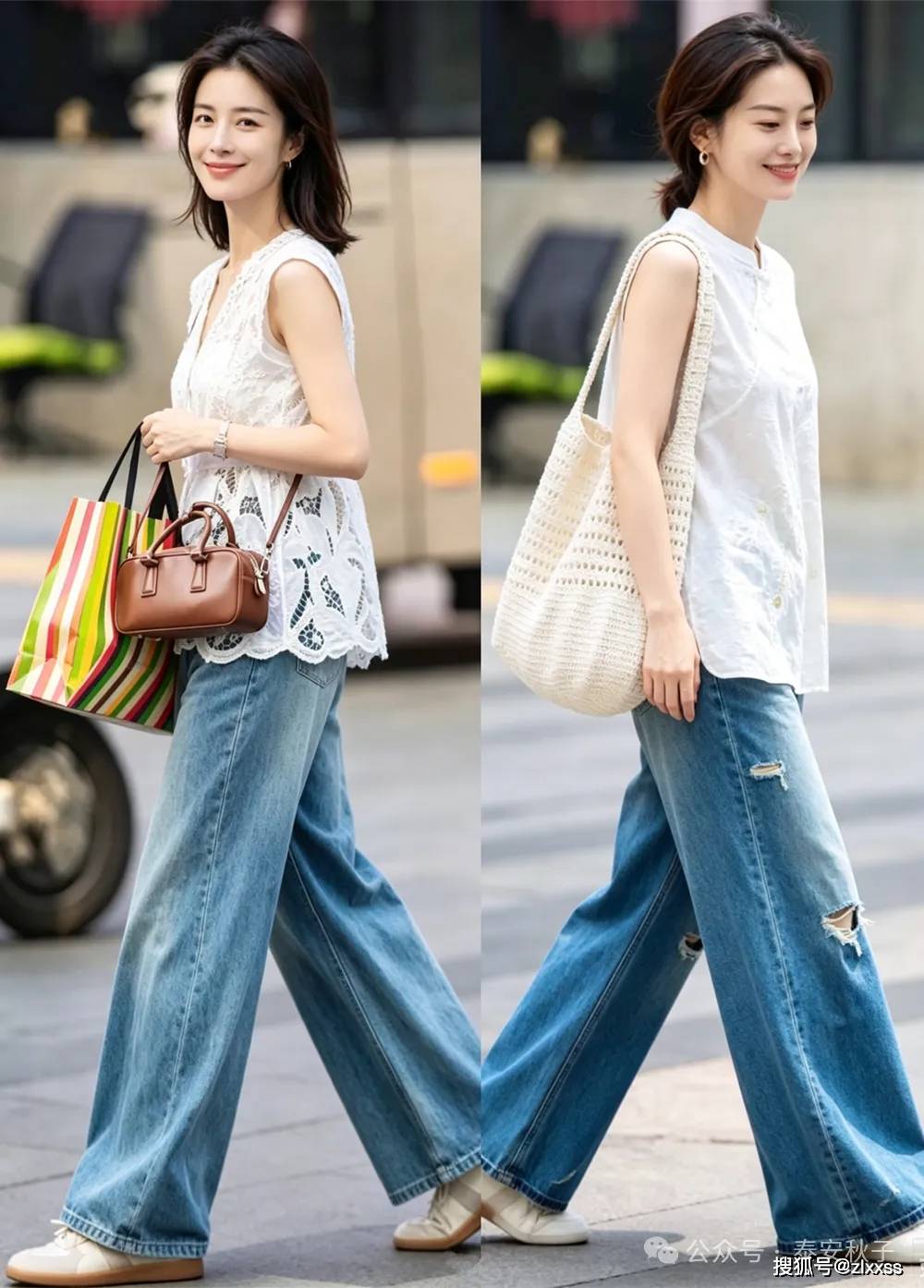 Gallery - Sự kết hợp kinh điển áo sơ mi rộng thùng thình + quần ống rộng đang rất được ưa chuộng; phụ nữ 40 và 50 diện trang phục này rất lịch lãm và sành điệu - image 5