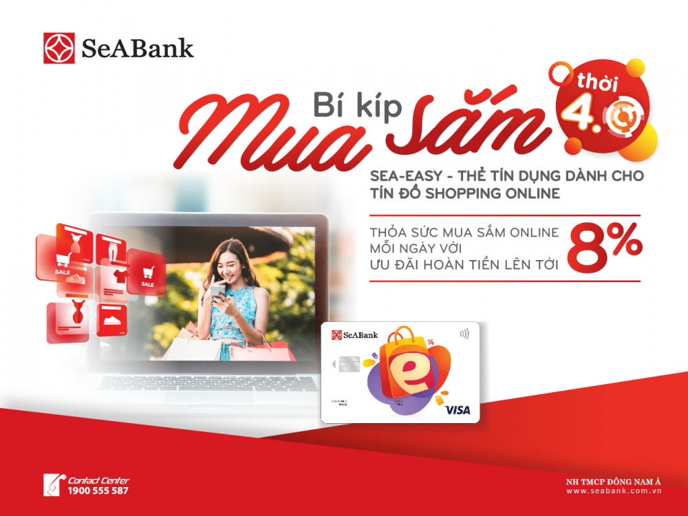 SeABank ra mam the Sea-Easy VISA