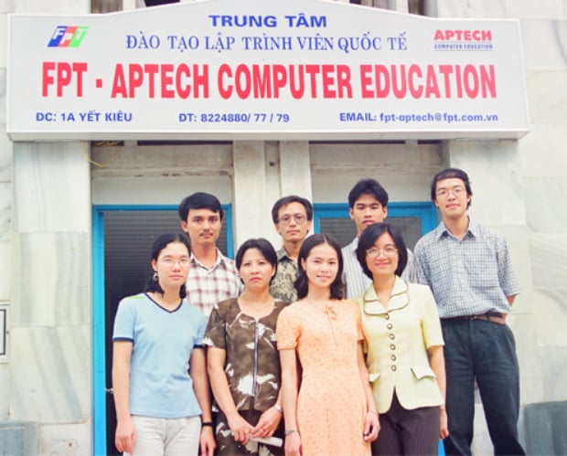 Trung tâm đào tạo lập trình viên quốc tế FPT Aptech thời điểm mới khai trương năm 1999.