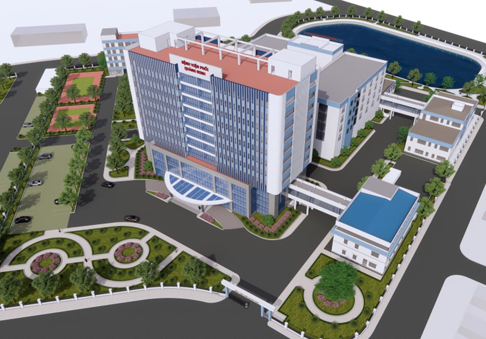 Mô hình Bệnh viện Phổi Quảng Ninh được điều chỉnh tăng tổng mức đầu tư và cơ cấu nguồn vốn