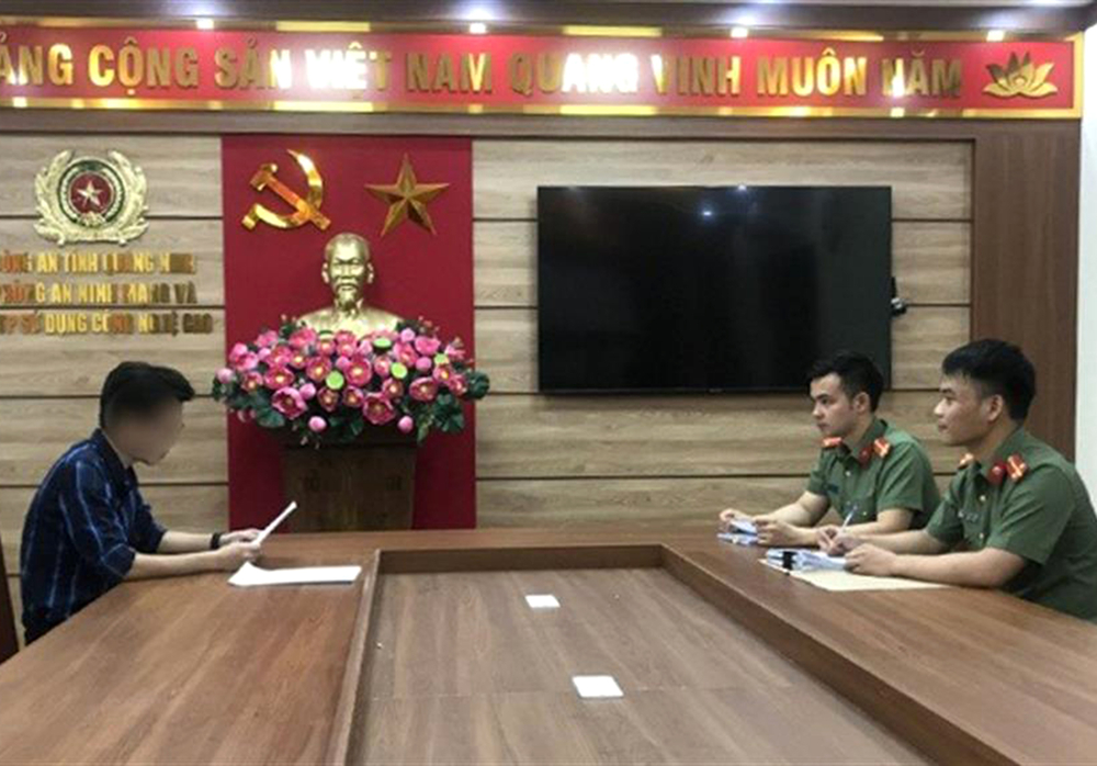 Cơ quan công an làm việc với ông T.V.L do đăng thông tin sai sự thật về dự án nhà ở xã hội ở Quảng Ninh
