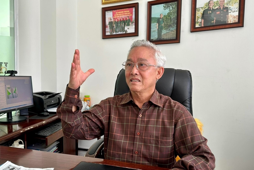 Ông Phạm Thái Bình - Tổng Giám đốc Công ty cổ phần Nông nghiệp công nghệ cao Trung An. Ảnh: Trang Nguyễn.