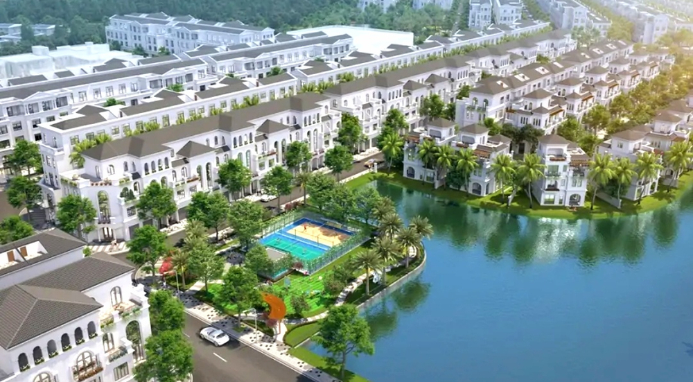 Mô hình nhà liền kề tại Khu đô thị mới tại khu vực quận Dương Kinh và huyện Kiến Thụy