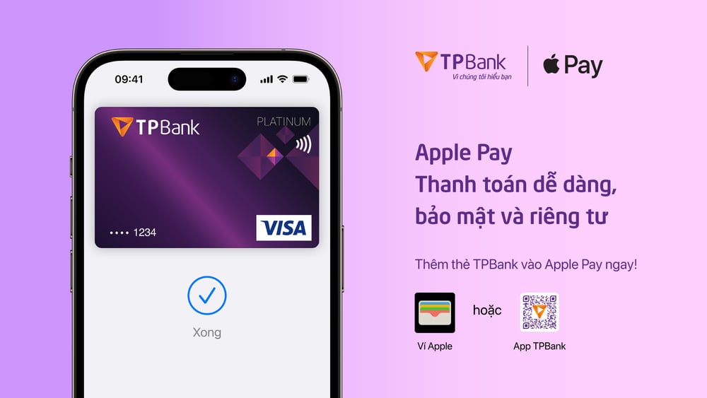 TPBank Apple pay