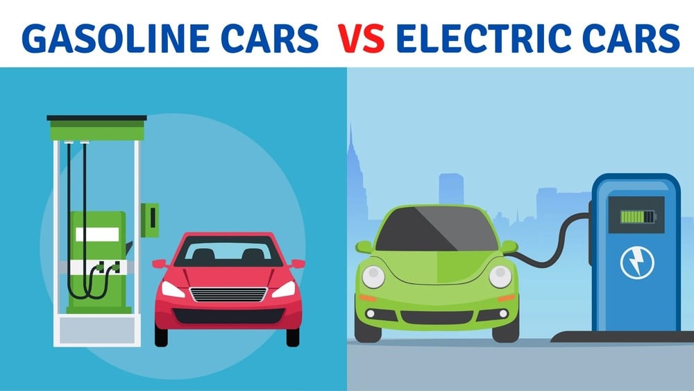Gasoline-Cars-Vs-Electric-Cars