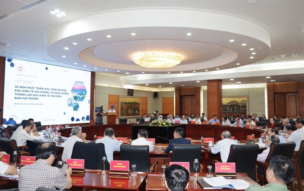 Hội thảo 30 năm phát triển Khu công nghiệp (KCN), Khu kinh tế Hải Phòng và định hướng thành lập Khu kinh tế ven biển Nam Hải Phòng