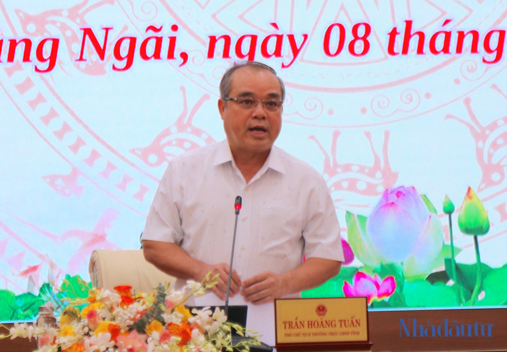 Ông Trần Hoàng Tuấn, Phó Chủ tịch Thường trực UBND tỉnh Quảng Ngãi. Ảnh: T.V.