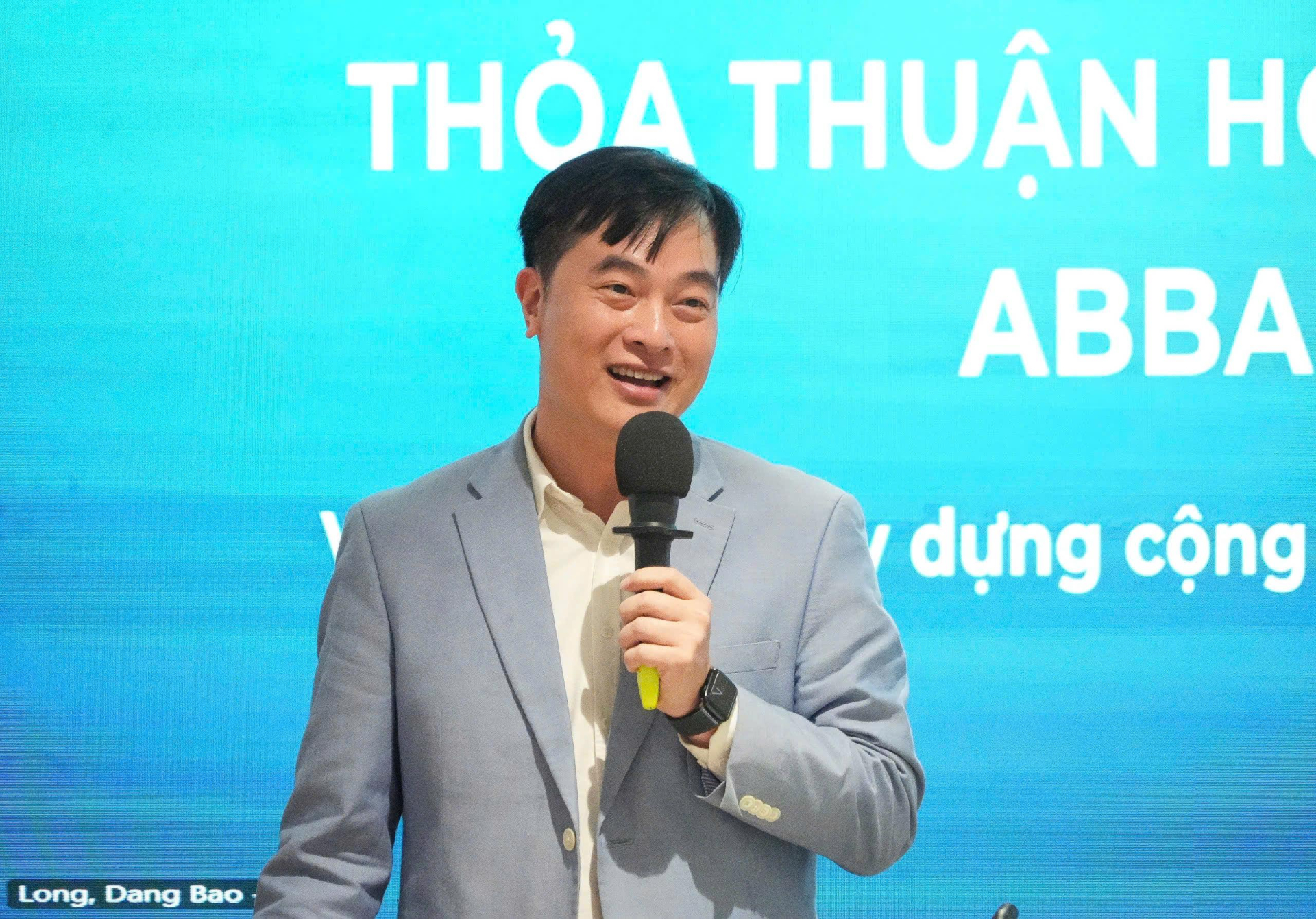Ông Phạm Duy Hiếu – Tổng Giám đốc ABBANK phát biểu.