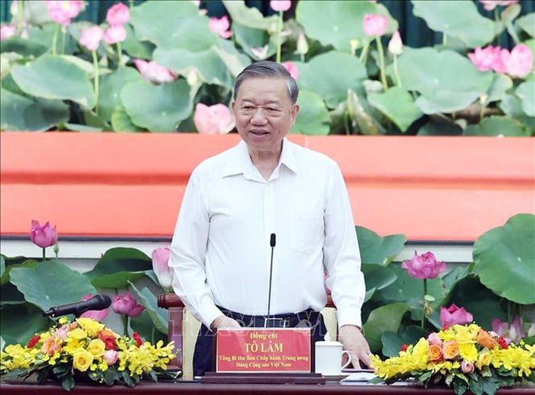 Tổng Bí thư Tô Lâm: Thành phố Hồ Chí Minh hướng tới tầm vóc mới là 'siêu đô thị quốc tế' của Đông Nam Á- Ảnh 2.