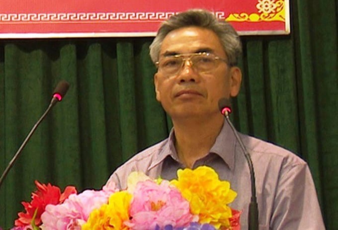 Cựu Phó Chủ tịch UBND huyện Thanh Thủy Nguyễn Văn Hòa. Ảnh: Thanh Thủy.