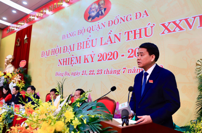Chủ tịch UBND Thành phố Hà Nội Nguyễn Đức Chung. Ảnh: HNM.