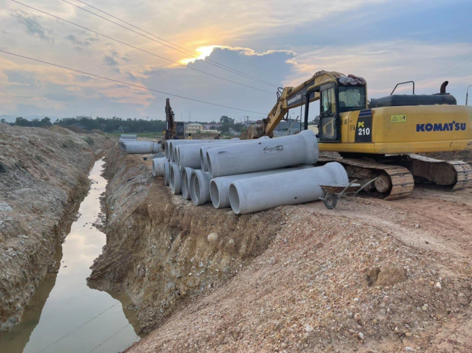 Xây dựng khi chưa được Thủ tướng đồng ý chuyển đổi đất lúa, chủ đầu tư dự án Khu đô thị mới Thanh Minh đã ký các hợp đồng huy động vốn để thực hiện dự án. Ảnh: NH. 