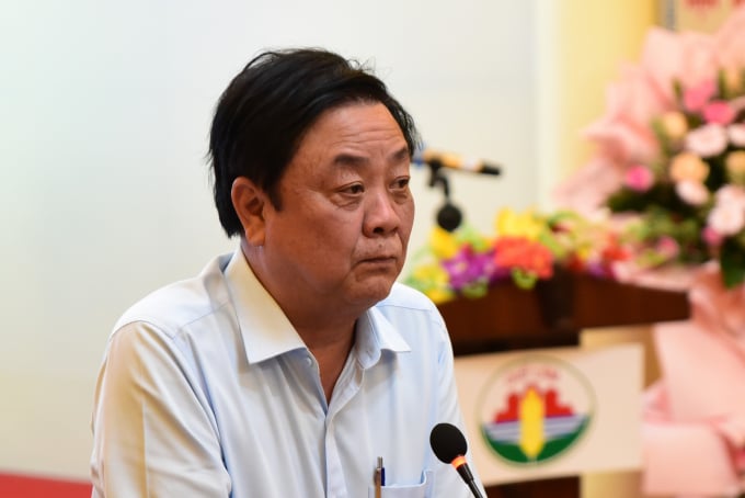 Bộ trưởng khẳng định Tập đoàn Quế Lâm là một hệ sinh thái của nền nông nghiệp trách nhiệm. Ảnh: Hoàng Anh.
