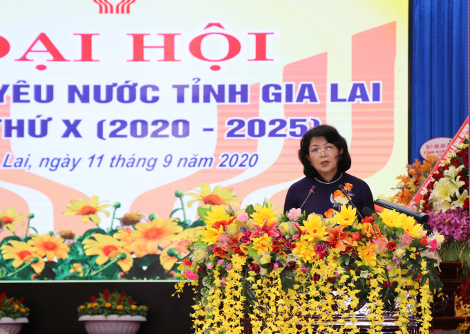 Phó Chủ tịch nước Đặng Thị Ngọc Thịnh chỉ đạo tại Đại hội.