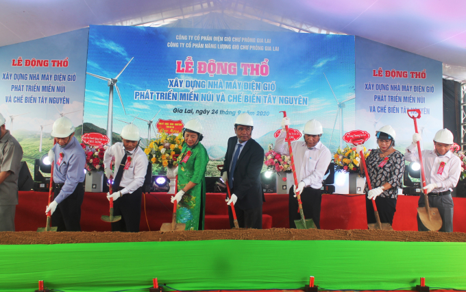 Lễ động thổ 2 dự án điện gió quy mô lớn tại Gia Lai.